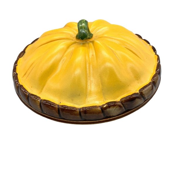 Dining Vintage Covered Pie Keeper 1 Deep Dish Pumpkin Pie Keeper